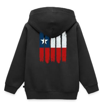 Chili - Sweat Premium à capuche enfant bio - noir - Dos - AI Model Kid Male (0cm)