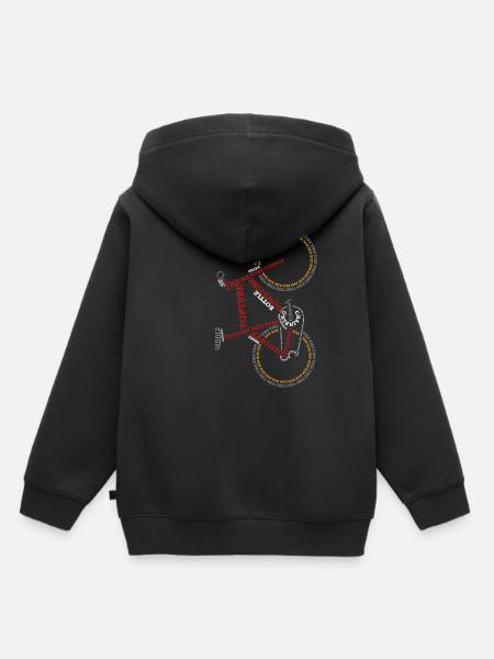 Fahrrad - Kinder Premium Organic Hoodie - Schwarz