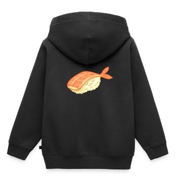 Sushi Maki Nigiri Chinese chopsticks gift - Kids Premium Organic Hoodie - black - Back - AI Model Kid Male (0cm)