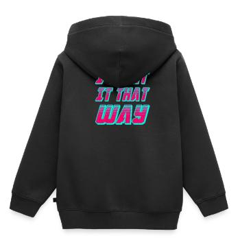 I Want It That Way - Backstreet in My Heart - Kinder Premium Organic Hoodie - Schwarz - Hinten - AI Model Kid Male (0cm)