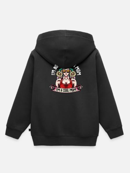 Mutter - Kinder Premium Organic Hoodie - Schwarz