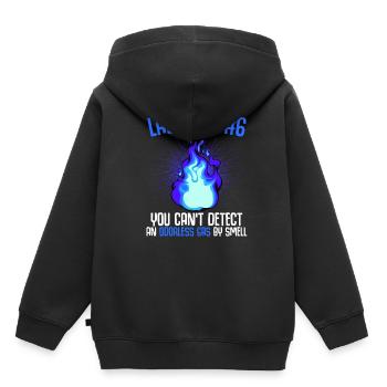 chimiste - Sweat Premium à capuche enfant bio - noir - Dos - AI Model Kid Male (0cm)