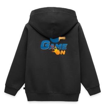 Game On Pingpong Tischtennisspieler Geschenk - Kinder Premium Organic Hoodie - Schwarz - Hinten - AI Model Kid Male (0cm)