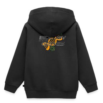 Biologie - Sweat Premium à capuche enfant bio - noir - Dos - AI Model Kid Male (0cm)