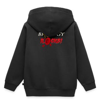Biologie - Sweat Premium à capuche enfant bio - noir - Dos - AI Model Kid Male (0cm)