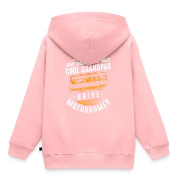 Cool Grandpas Drive Motorhomes - Kids Premium Organic Hoodie - rose - Back - AI Model Kid Female (0cm)