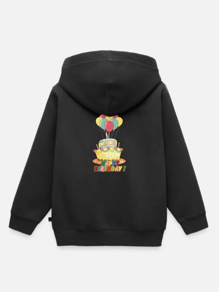 Happy Birthday Cake - Kinder Premium Organic Hoodie - Schwarz
