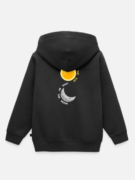 Sonne Und Mond - Kinder Premium Organic Hoodie - Schwarz