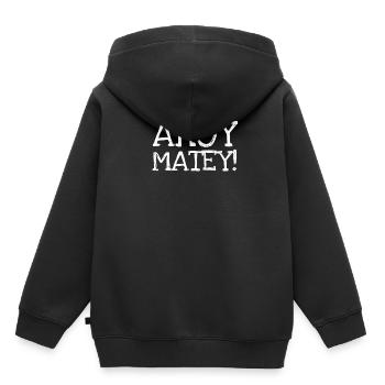 Ahoy Matey! - Kids Premium Organic Hoodie - black - Back - AI Model Kid Male (0cm)