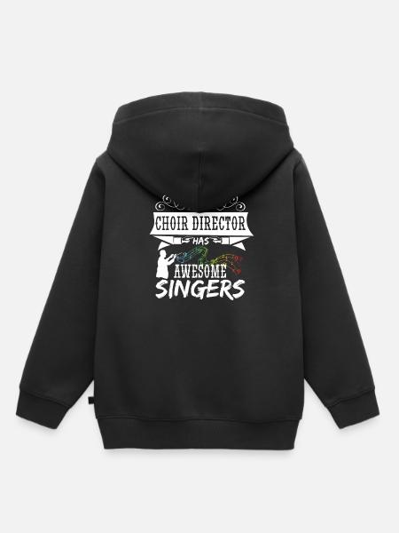 Chor Dirigent - Kinder Premium Organic Hoodie - Schwarz