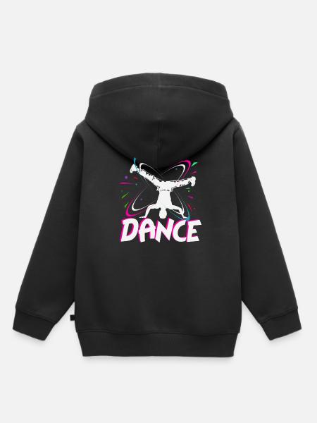 Breakdancer - Kinder Premium Organic Hoodie - Schwarz