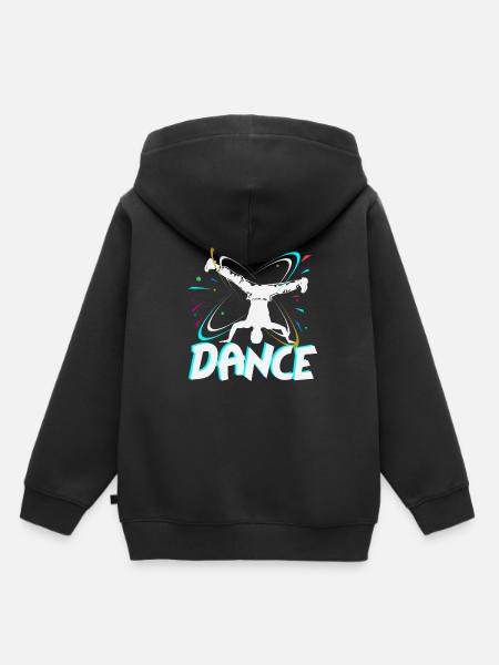 Breakdance - Kinder Premium Organic Hoodie - Schwarz