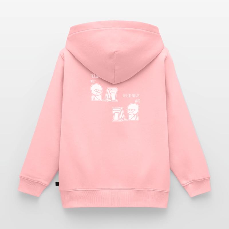 the code works why Programmer Computer Nerd Kinder Premium Organic Hoodie