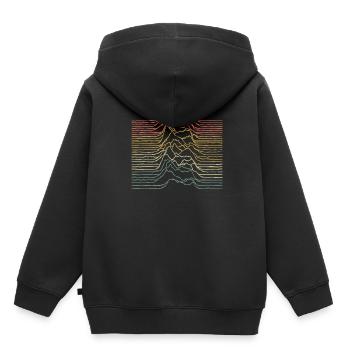 Unknown Retro Wave Classic Punk And Rock - Kinder Premium Organic Hoodie - Schwarz - Hinten - AI Model Kid Male (0cm)