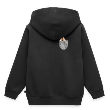 Pocket Pony Animal In Your Pocket Pony - Kinder Premium Organic Hoodie - Schwarz - Hinten - AI Model Kid Male (0cm)
