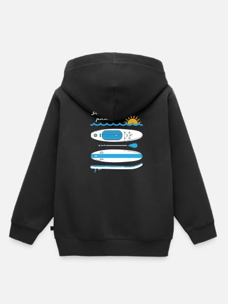 Stand Up Paddling - Kinder Premium Organic Hoodie - Schwarz