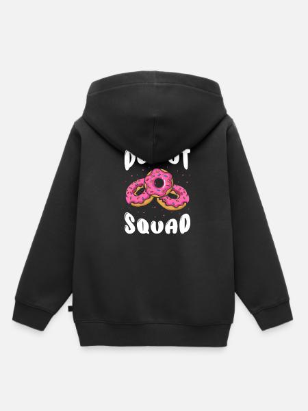 Donut Squad - Kinder Premium Organic Hoodie - Schwarz
