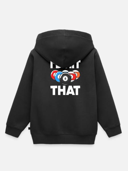 Billardkugeln Billardspieler Geschenk - Kinder Premium Organic Hoodie - Schwarz