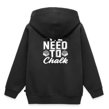 Billard Wortspiel Kreide Billardspielen - Kinder Premium Organic Hoodie - Schwarz - Hinten - AI Model Kid Male (0cm)