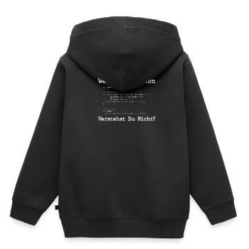 Welchen Teil Von Verstehst Du Nicht Programmierer - Kinder Premium Organic Hoodie - Schwarz - Hinten - AI Model Kid Male (0cm)