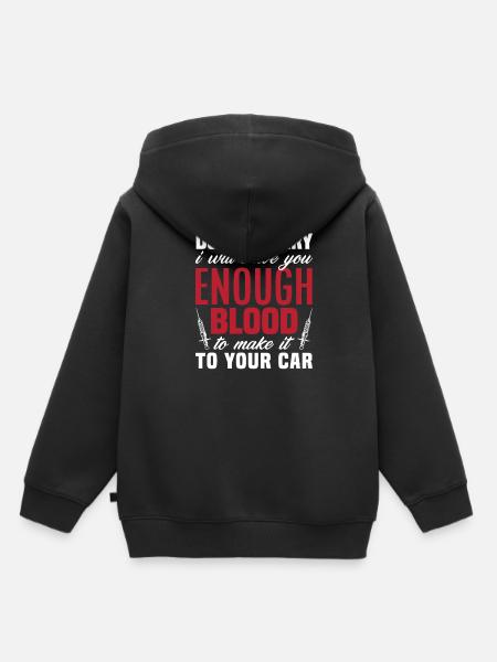 Punktionskraft - Kinder Premium Organic Hoodie - Schwarz