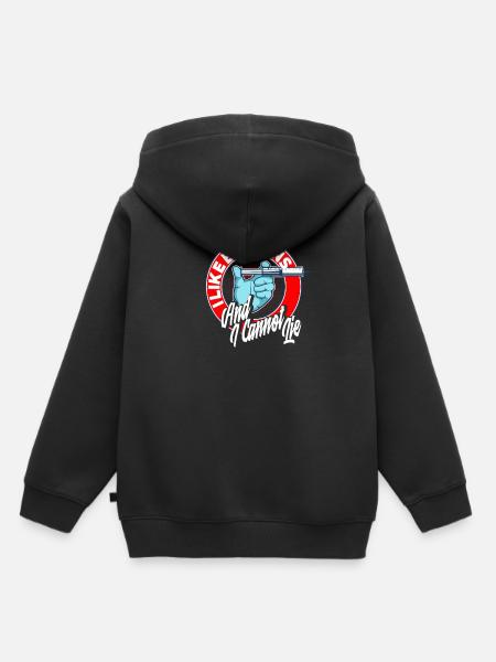 Punktionskraft - Kinder Premium Organic Hoodie - Schwarz