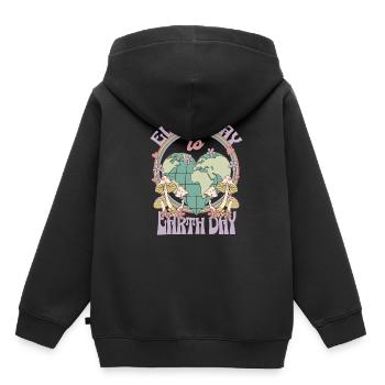 Every Day Is Earth Day - Kinder Premium Organic Hoodie - Schwarz - Hinten - AI Model Kid Male (0cm)