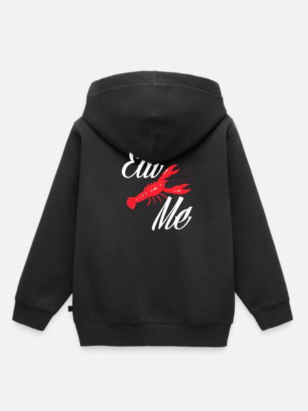 Langusten Ess Mich - Kinder Premium Organic Hoodie - Schwarz