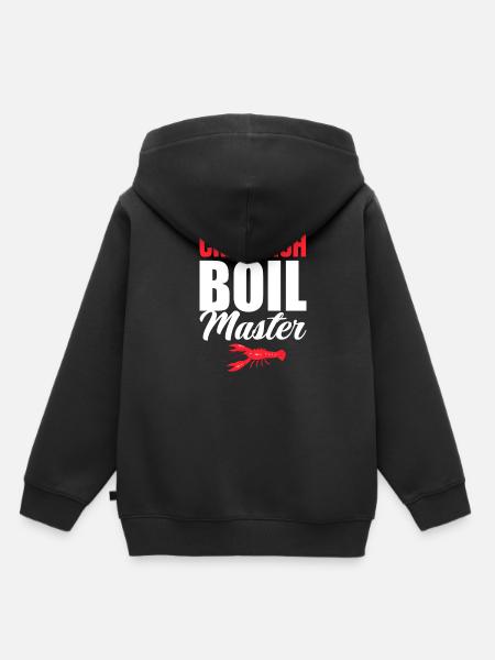 Langusten Koch Geschenk - Kinder Premium Organic Hoodie - Schwarz