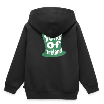 Sons Of Ireland: Embrace Celtic Charm & Tradition - Kinder Premium Organic Hoodie - Schwarz - Hinten - AI Model Kid Male (0cm)