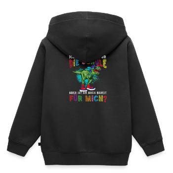 I'm ready for that, she's ready for me - Kids Premium Organic Hoodie - black - Back - AI Model Kid Male (0cm)