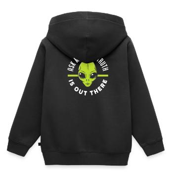 Truth Alien Aliens Aliens - Kids Premium Organic Hoodie - black - Back - AI Model Kid Male (0cm)