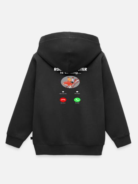 Achterbahn Ruft, Folge Dem Ruf - Kinder Premium Organic Hoodie - Schwarz