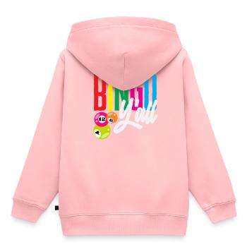 Bingo Y'all Farbenfrohes Bingo Erlebnis - Kinder Premium Organic Hoodie - Rosa - Hinten - AI Model Kid Female (0cm)