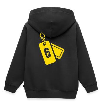 Rainbow Six Sitz, Pro League, Renown Icon - Kinder Premium Organic Hoodie - Schwarz - Hinten - AI Model Kid Male (0cm)