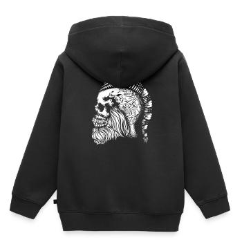 Viking Odin - Kids Premium Organic Hoodie - black - Back - AI Model Kid Male (0cm)