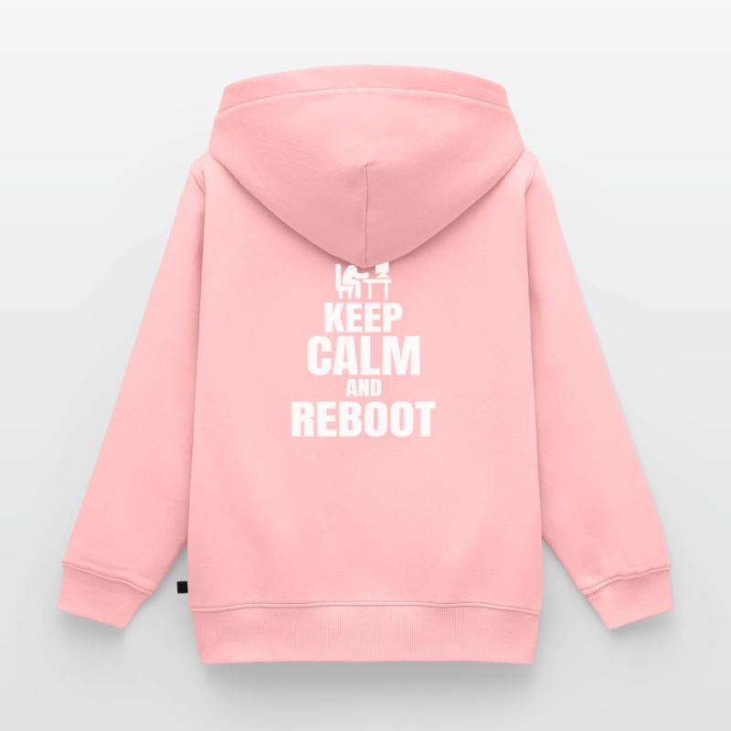 Admin Say Keep Calm Sys admin programmer Kids Premium Organic Hoodie