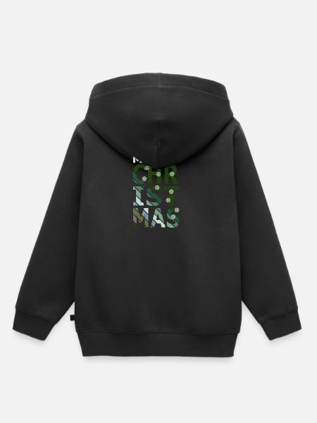 Weihnachtsbaum Weihnachten Tannenbaum Xmas - Kinder Premium Organic Hoodie - Schwarz