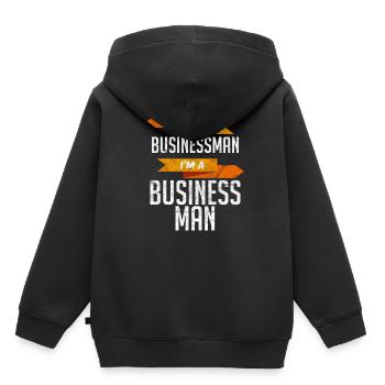 Entrepreneur Entrepreneur Business CEO Gift Idea - Kids Premium Organic Hoodie - black - Back - AI Model Kid Male (0cm)
