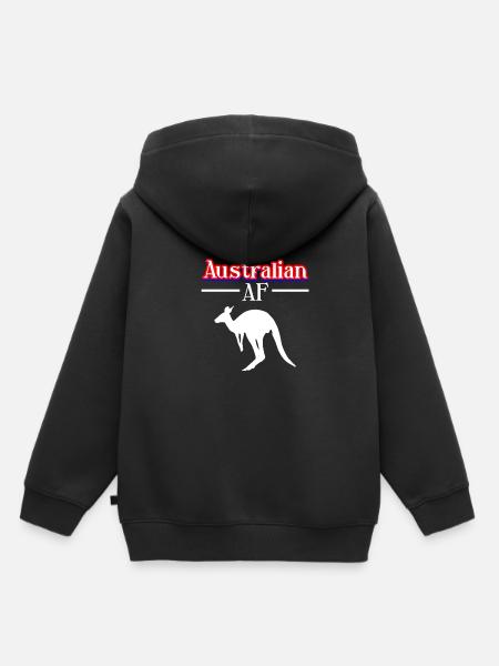 Australien - Kinder Premium Organic Hoodie - Schwarz