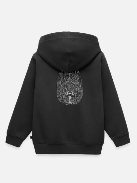 Cellist DNA - Kinder Premium Organic Hoodie - Schwarz