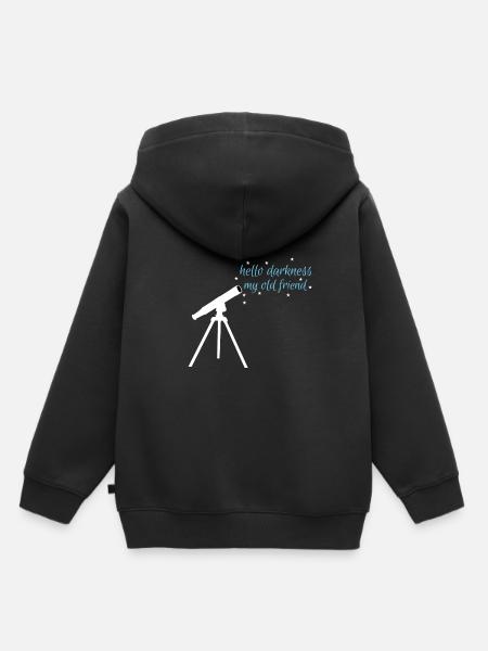Astronomie - Kinder Premium Organic Hoodie - Schwarz