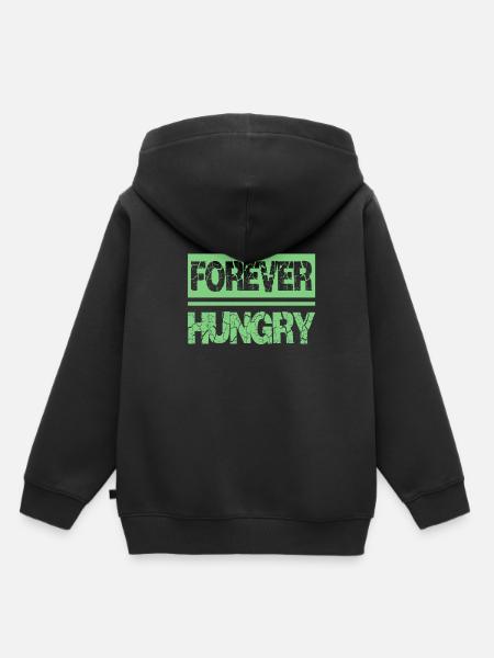 Hunger - Kinder Premium Organic Hoodie - Schwarz