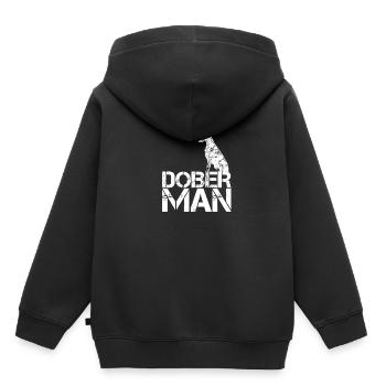 Doberman Pinscher Doberman Gifts - Kids Premium Organic Hoodie - black - Back - AI Model Kid Male (0cm)