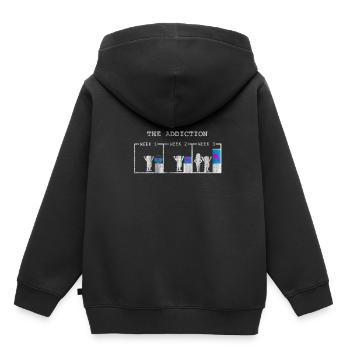 aquarium - Sweat Premium à capuche enfant bio - noir - Dos - AI Model Kid Male (0cm)