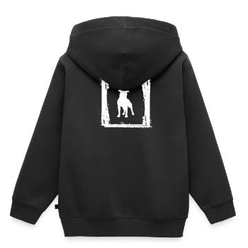 Dog Pit bull Terrier Puppy Pit Bull - Kids Premium Organic Hoodie - black - Back - AI Model Kid Male (0cm)