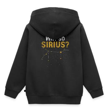 Constellation astronomique - Sweat Premium à capuche enfant bio - noir - Dos - AI Model Kid Male (0cm)