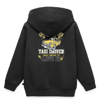 Taxi driver skills - Kids Premium Organic Hoodie - black - Back - AI Model Kid Male (0cm)