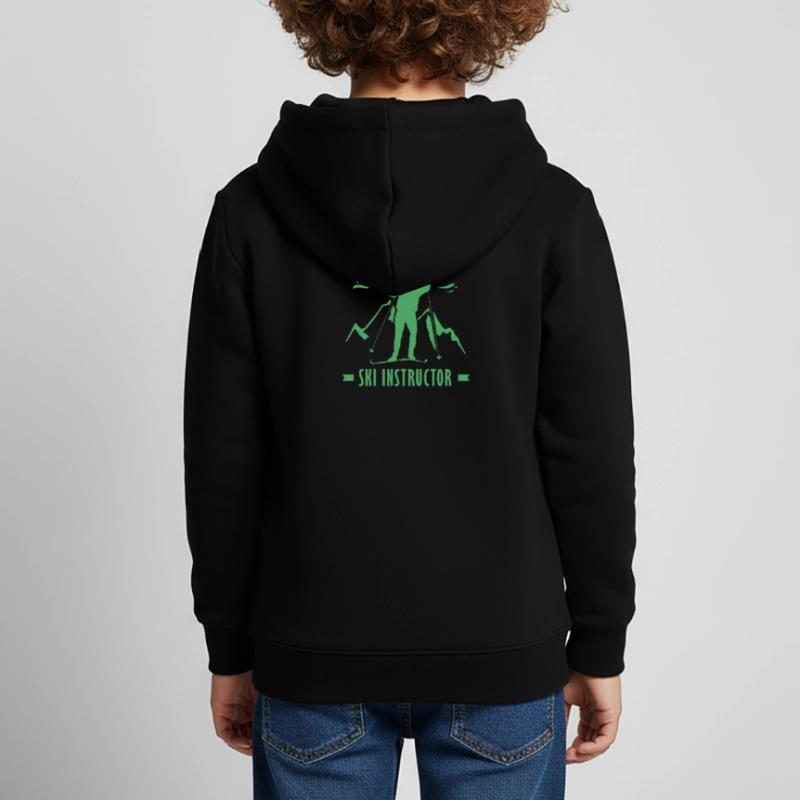 Ski instructor Ski instructor Ski instructor Ski instructor Kids Premium Organic Hoodie