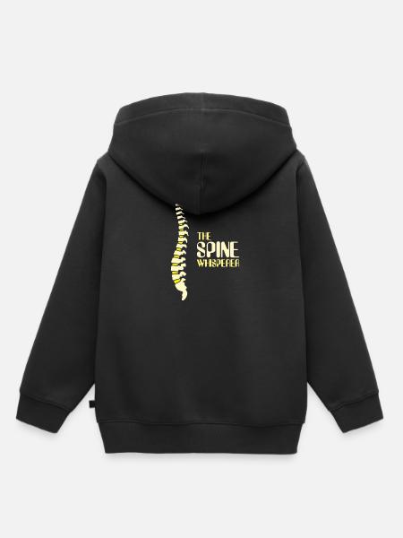 Spine Whisperer - Kinder Premium Organic Hoodie - Schwarz